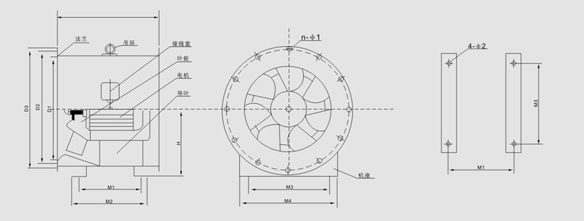 SWF型低噪聲混流式通風(fēng)機(jī)主要技術(shù)參數(shù) SWF型低噪聲混流式通風(fēng)機(jī)主要技術(shù)參數(shù)